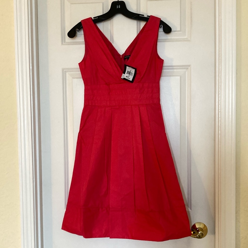 Nanette Lepore red dress, sleeveless. Size 0